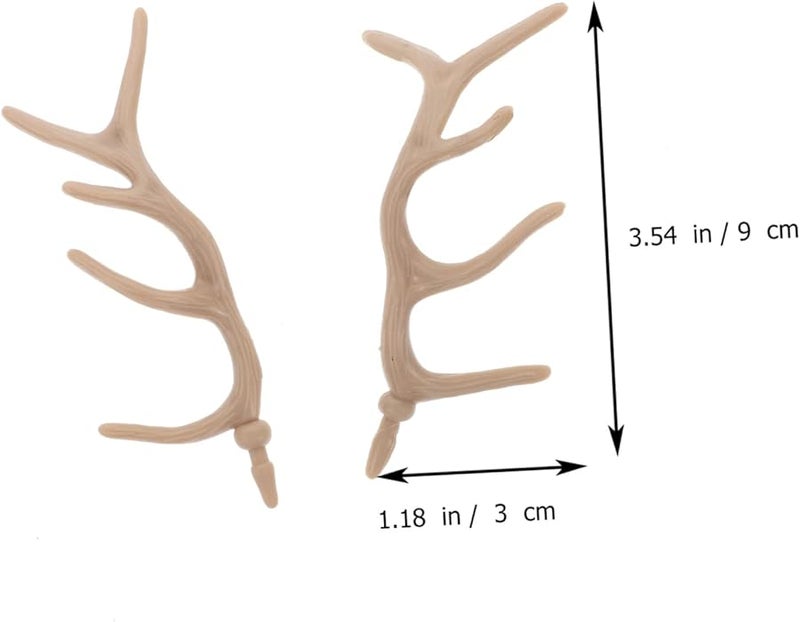 IMIKEYA 12 Pairs DIY Christmas Decor Snowman Hands Antler Branches Craft Ornaments - Image 2